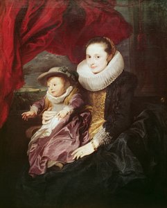 Retrato, de, um, mulher criança